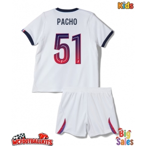Paris Saint-Germain Willian Pacho #51 Replica Away Stadium Kit for Kids 2026-27 Short Sleeve (+ pants)